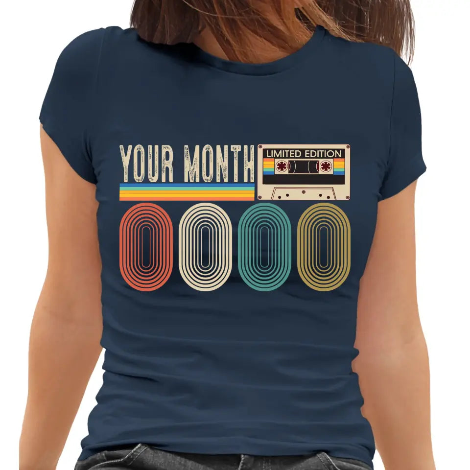 Vintage Multicolor Font Limited Edition Mixtape