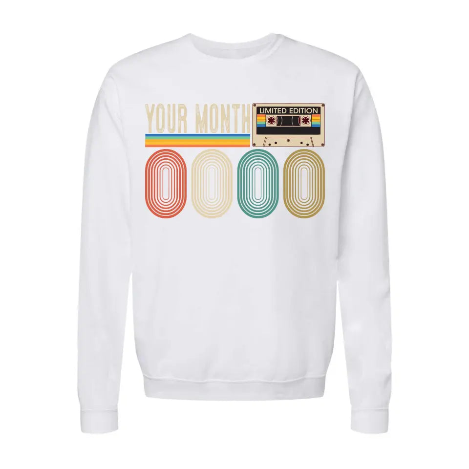 Vintage Multicolor Font Limited Edition Mixtape