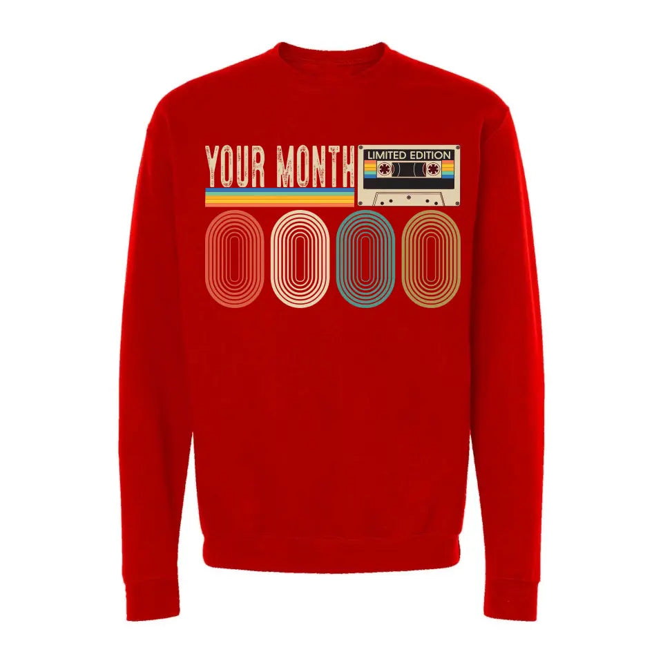 Vintage Multicolor Font Limited Edition Mixtape