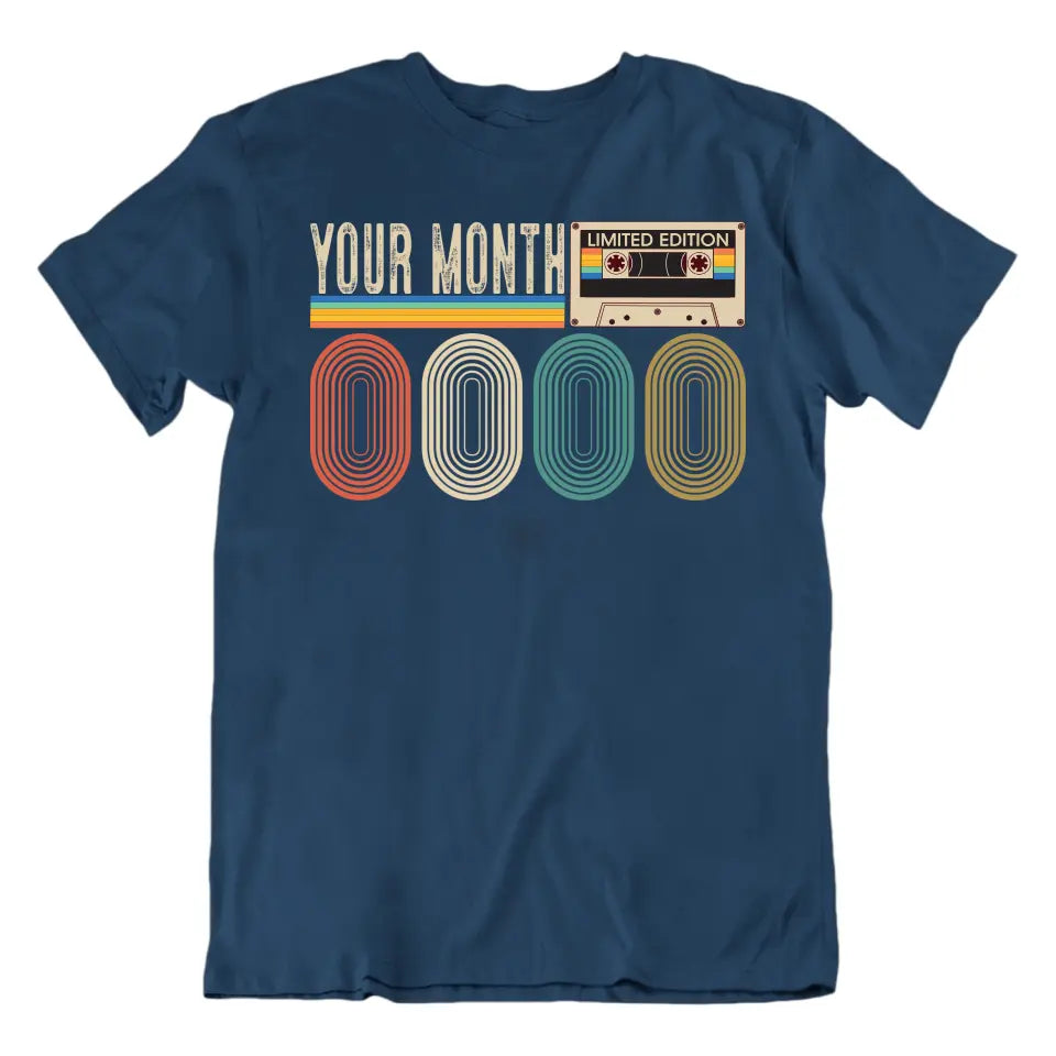 Vintage Multicolor Font Limited Edition Mixtape
