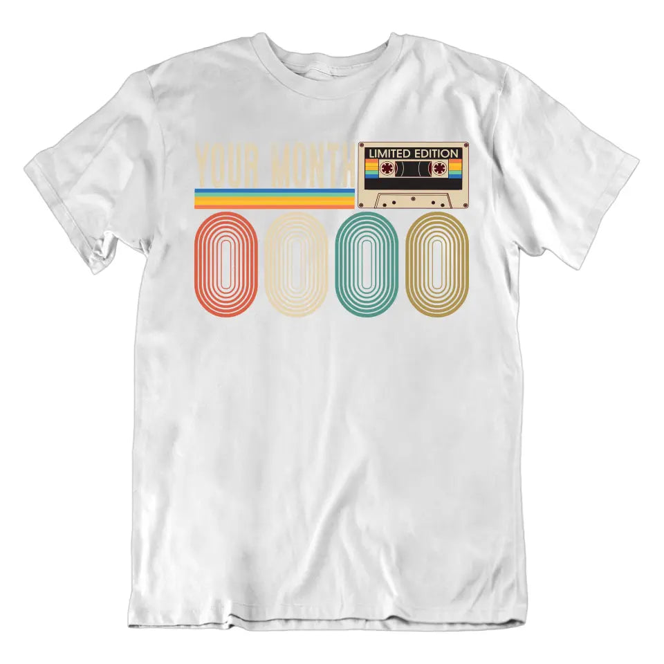 Vintage Multicolor Font Limited Edition Mixtape