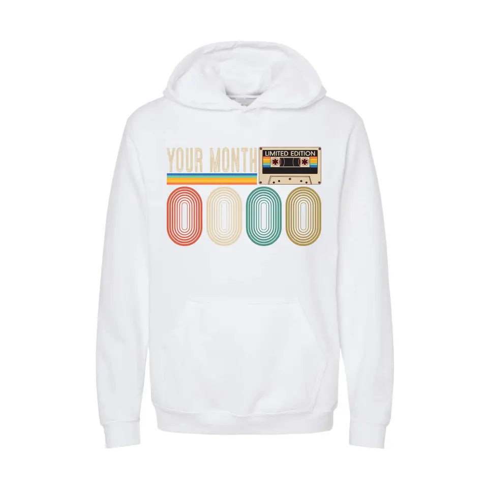 Vintage Multicolor Font Limited Edition Mixtape