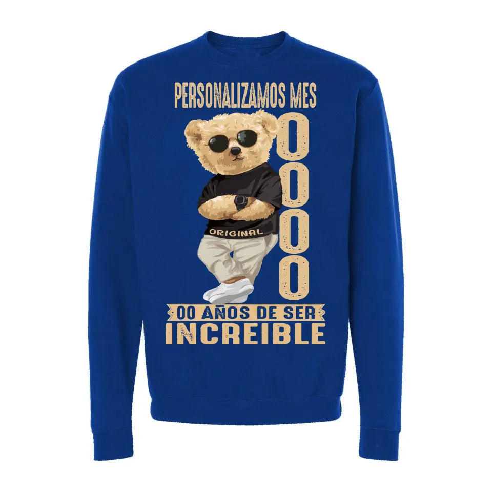 Playera Personalizada de Cumpleaños Original Man Años de Ser Increíble