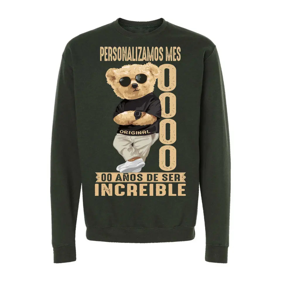 Playera Personalizada de Cumpleaños Original Man Años de Ser Increíble