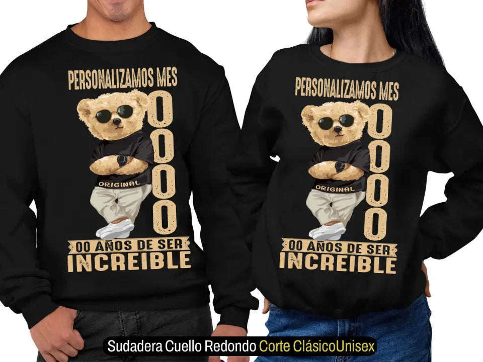 Playera Personalizada de Cumpleaños Original Man Años de Ser Increíble