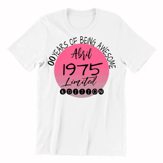 playeras, blusas y camisetas personalizadas de cumpleaños para hombre y para mujer