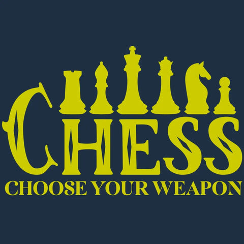 Playera de Ajedrez Chess Choose Your Weapon
