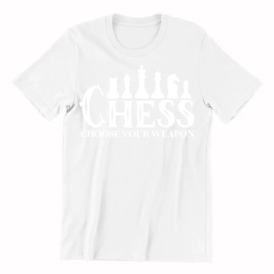 Playera de Ajedrez Chess Choose Your Weapon