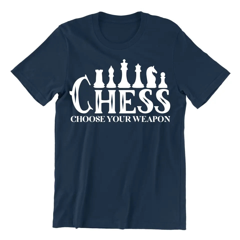 Playera de Ajedrez Chess Choose Your Weapon