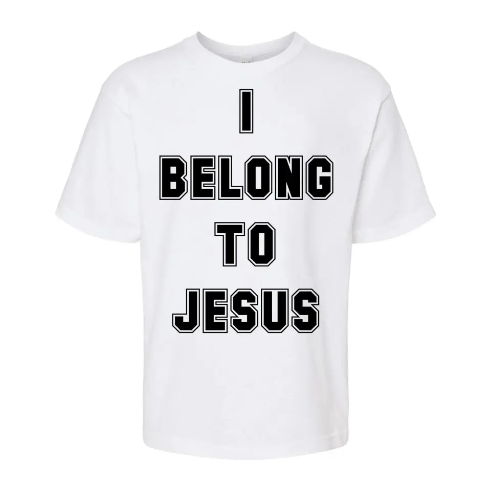 Playera Cristiana Católica I Belong To Jesus