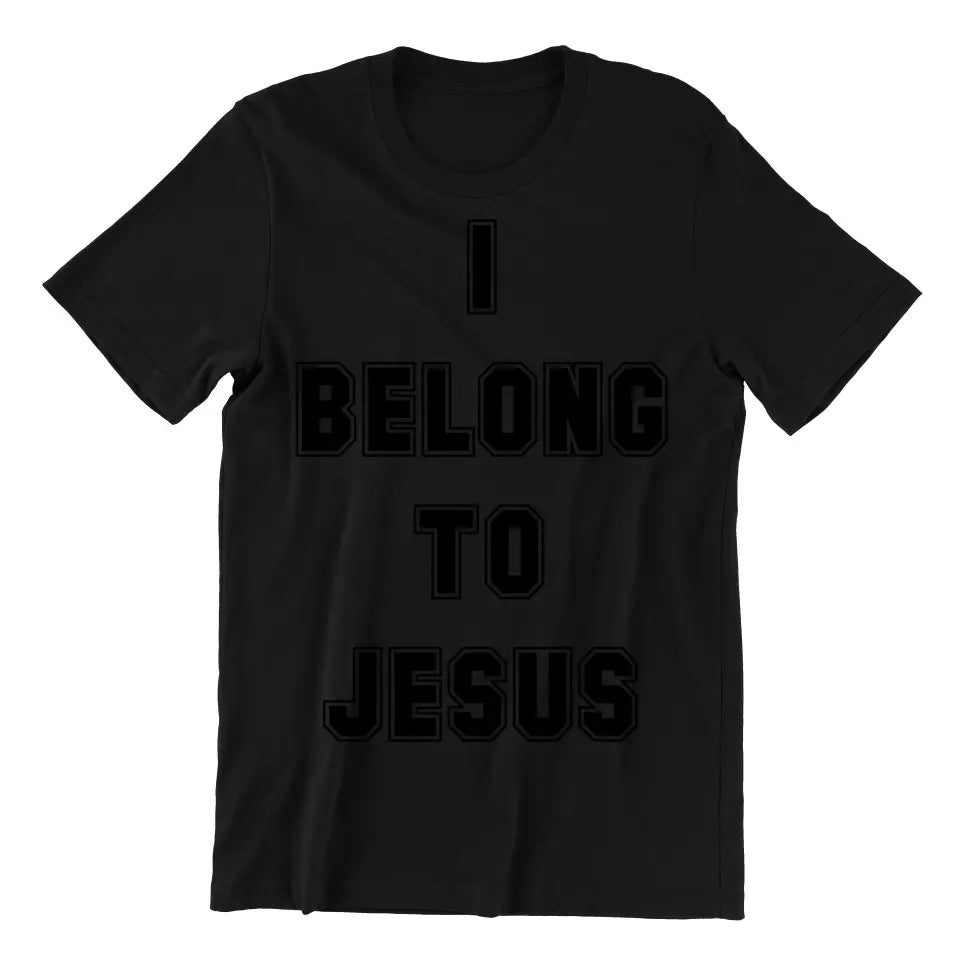 Playera Cristiana Católica I Belong To Jesus
