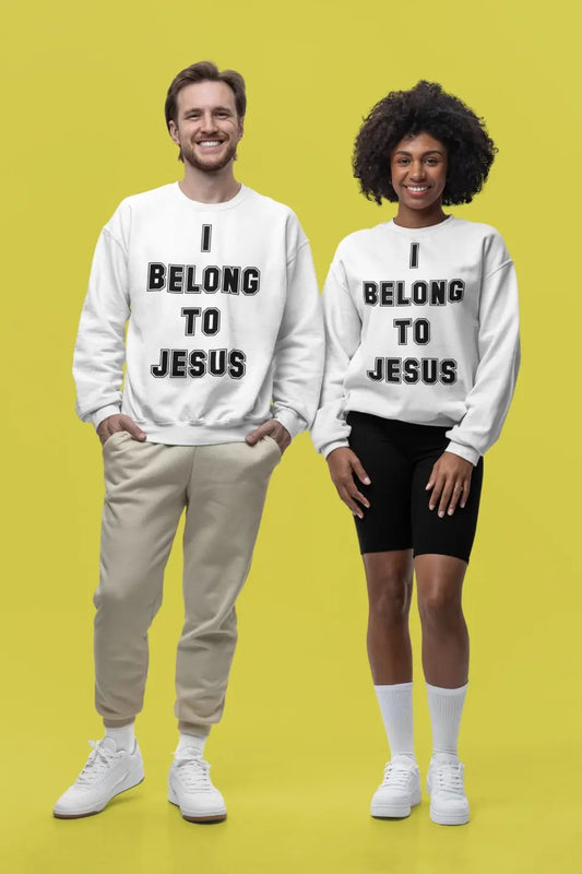 Sudadera Cristiana Católica I Belong To Jesus