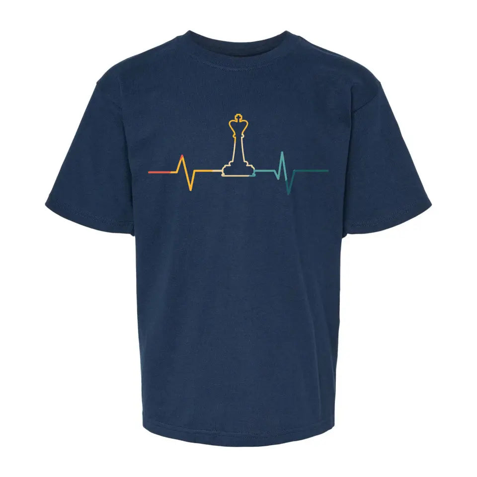 Playera de Ajedrez Hearth Beat King Pulsaciones de Rey