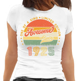 Playera Personalizada de Cumpleaños Awesome Since One of a kind Limited Edition