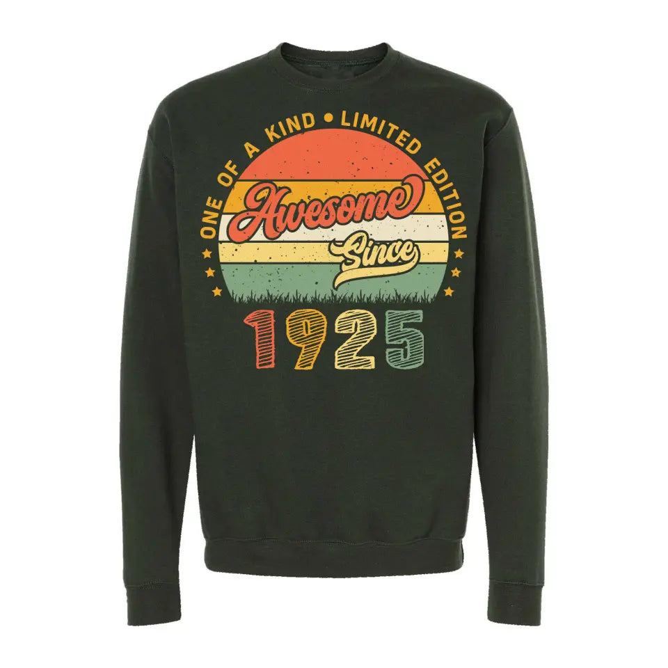 Sudadera Personalizada de Cumpleaños Awesome Since One of a kind Limited Edition
