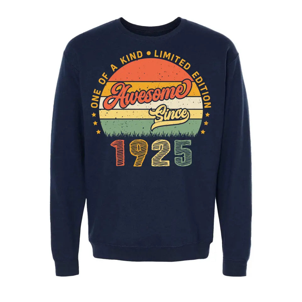 Sudadera Personalizada de Cumpleaños Awesome Since One of a kind Limited Edition