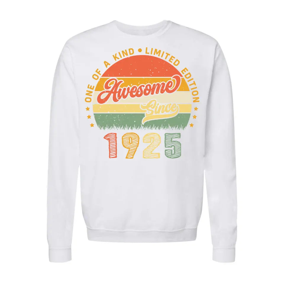 Sudadera Personalizada de Cumpleaños Awesome Since One of a kind Limited Edition