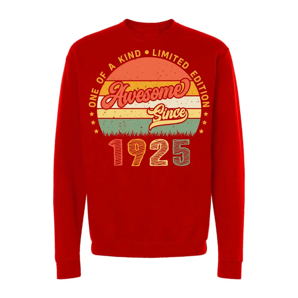 Sudadera Personalizada de Cumpleaños Awesome Since One of a kind Limited Edition
