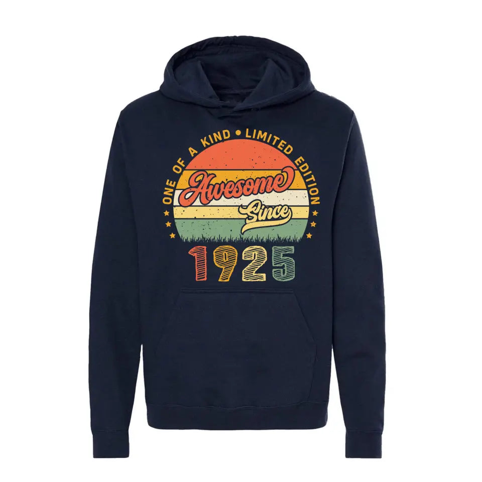 Sudadera Personalizada de Cumpleaños Awesome Since One of a kind Limited Edition