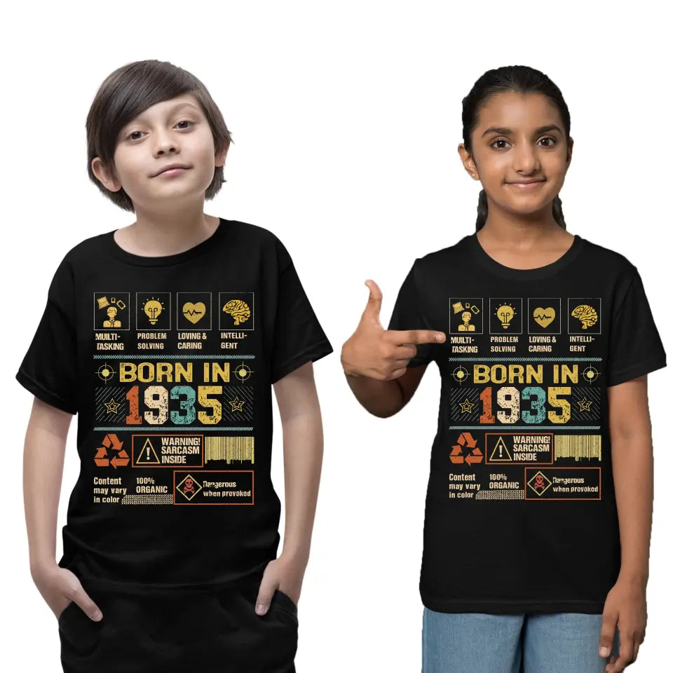Playera Personalizada de Cumpleaños Born In Multitasking Problem Solving