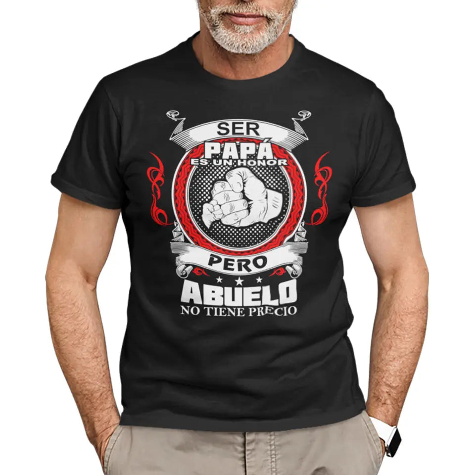 Playeras Para el Día del Padre Ser Papa Es Un Honor Pero Ser