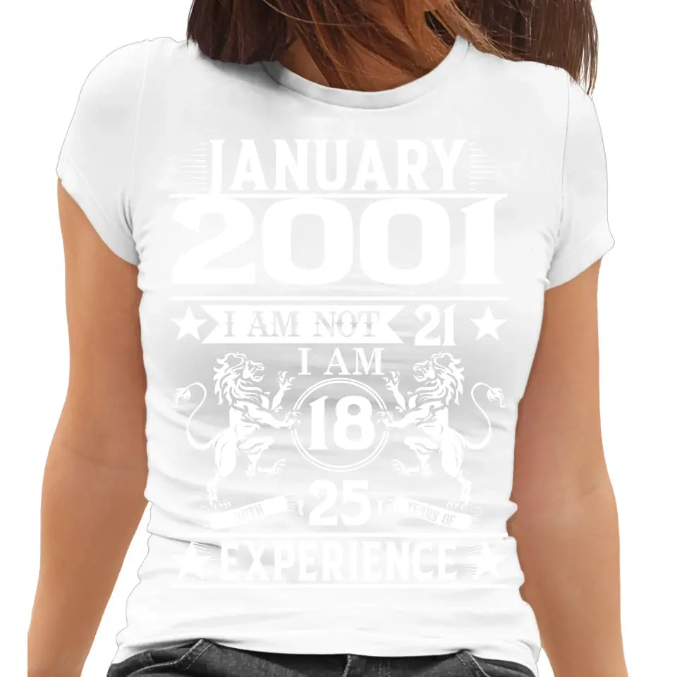 Playera Personalizada de Cumpleaños Leones Rampantes Years of Experience