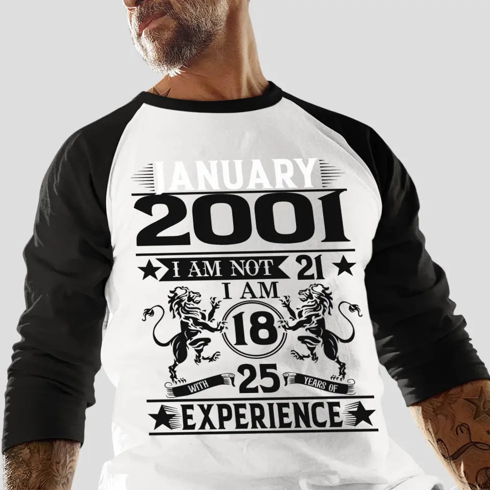 Playera Personalizada de Cumpleaños Leones Rampantes Years of Experience