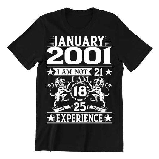 Playera Personalizada de Cumpleaños Leones Rampantes Years of Experience