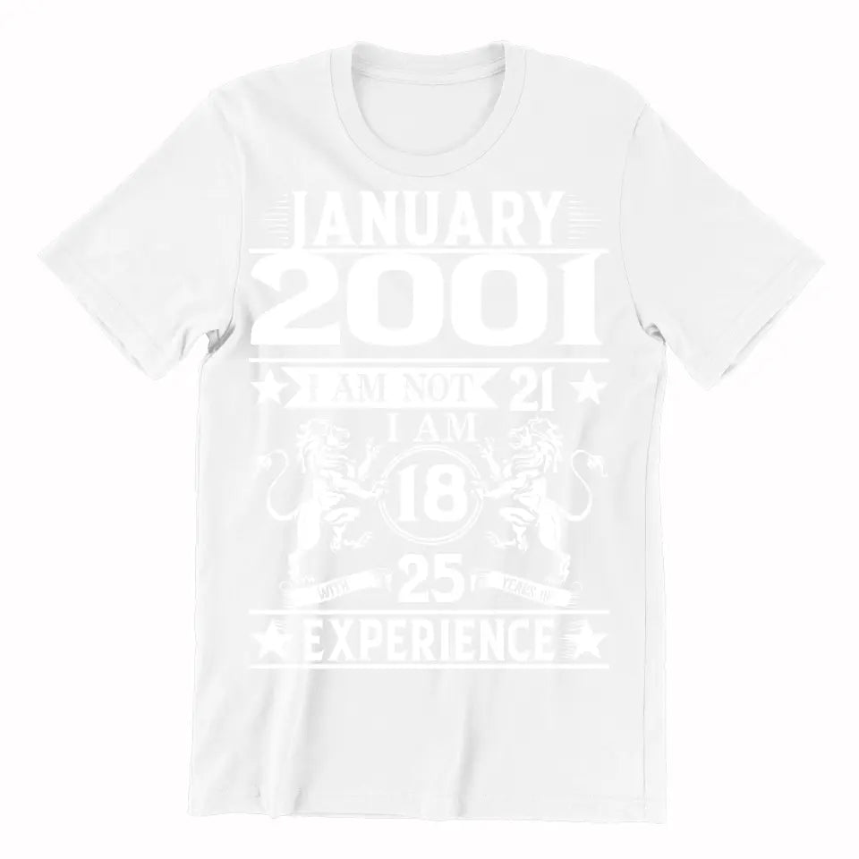 Playera Personalizada de Cumpleaños Leones Rampantes Years of Experience