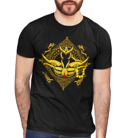 Playera Caballeros del Zodiaco Busto Armadura Dorada Escorpión