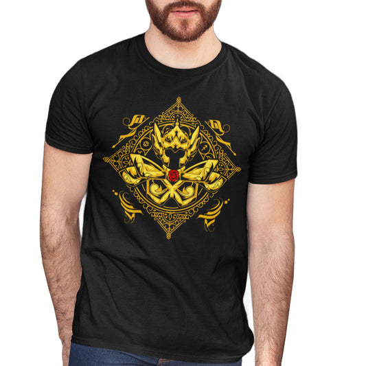 Playera Caballeros del Zodiaco Busto Armadura Dorada Piscis