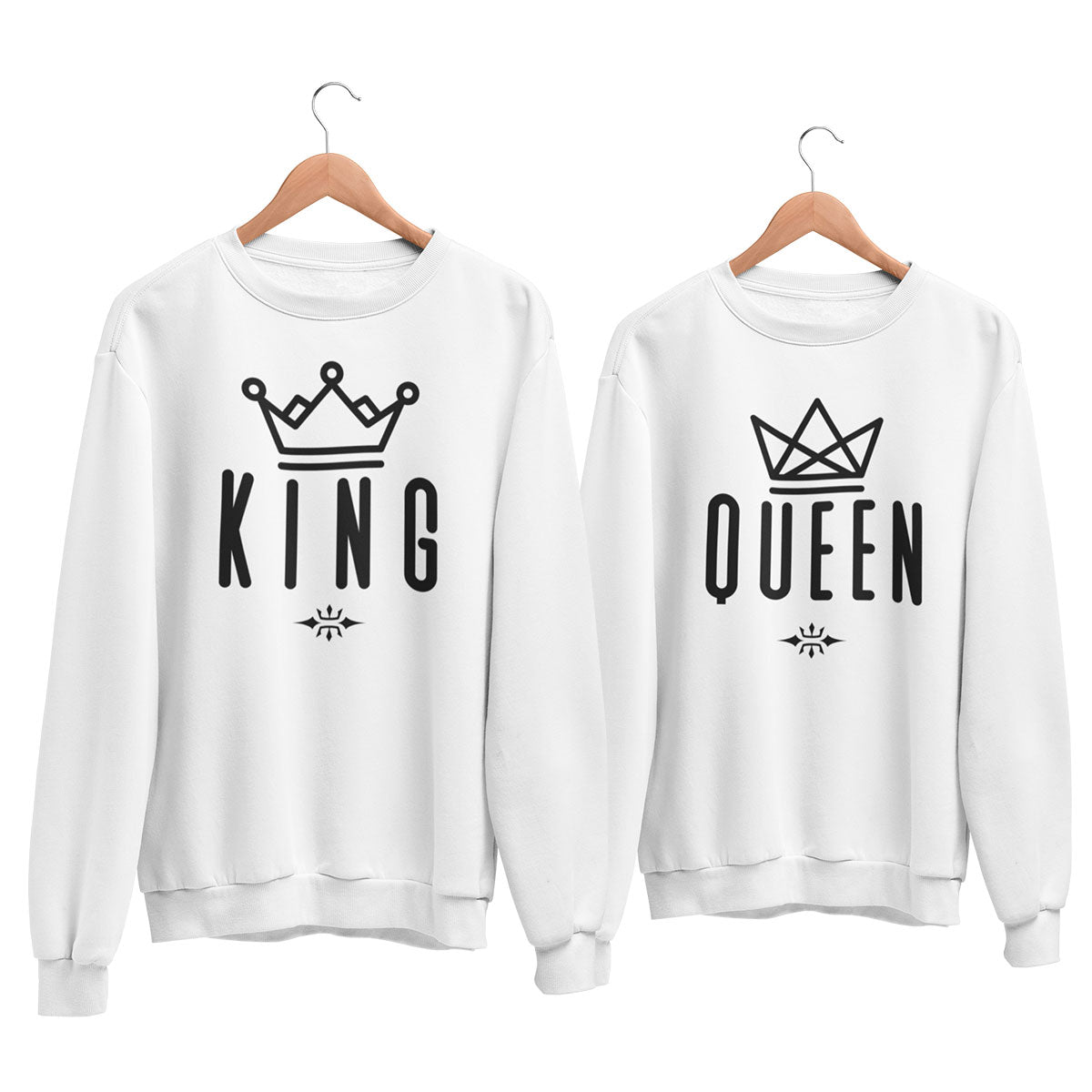 Sudadera para Parejas KING QUEEN