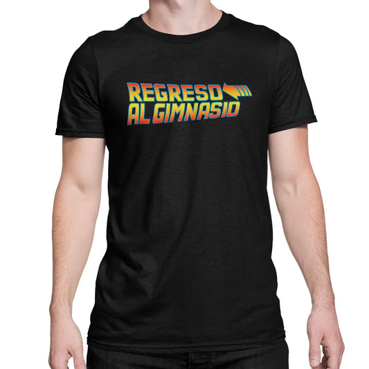 playeras gym para cumpleaños para hombre en color negro