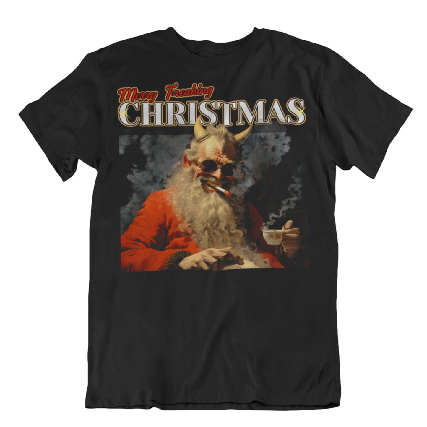 playeras navideñas Evil Santa malo