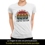 Playera Personalizada Cumpleaños Years Being Awesome Limited Edition