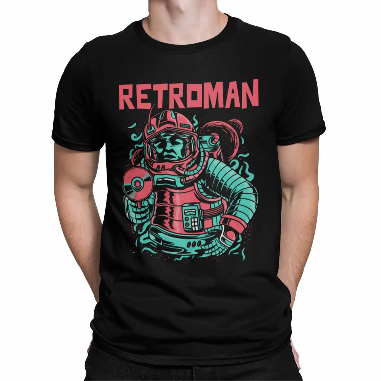 playeras retro 80s de cumpleaños para hombre en color negro