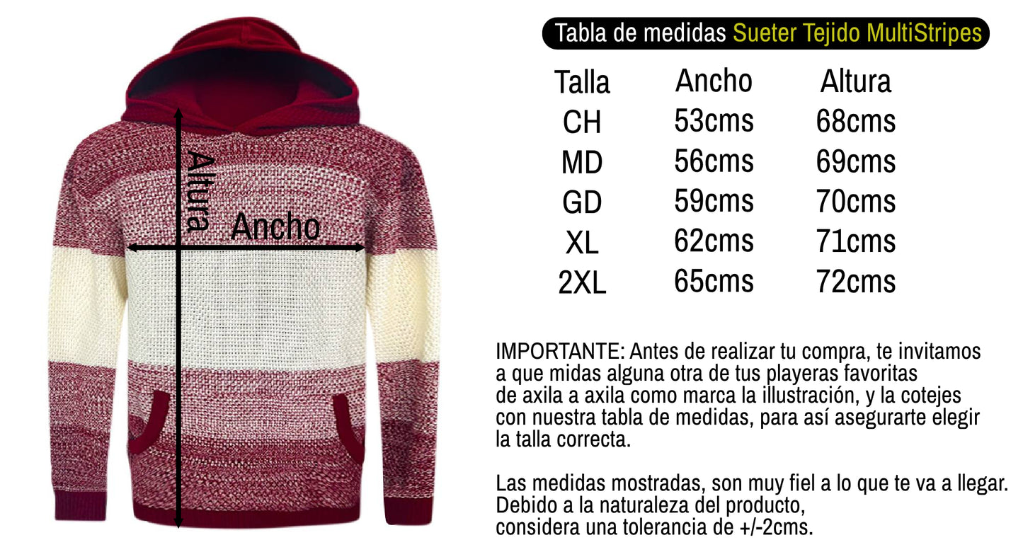 sueter tejido de hombre tinto