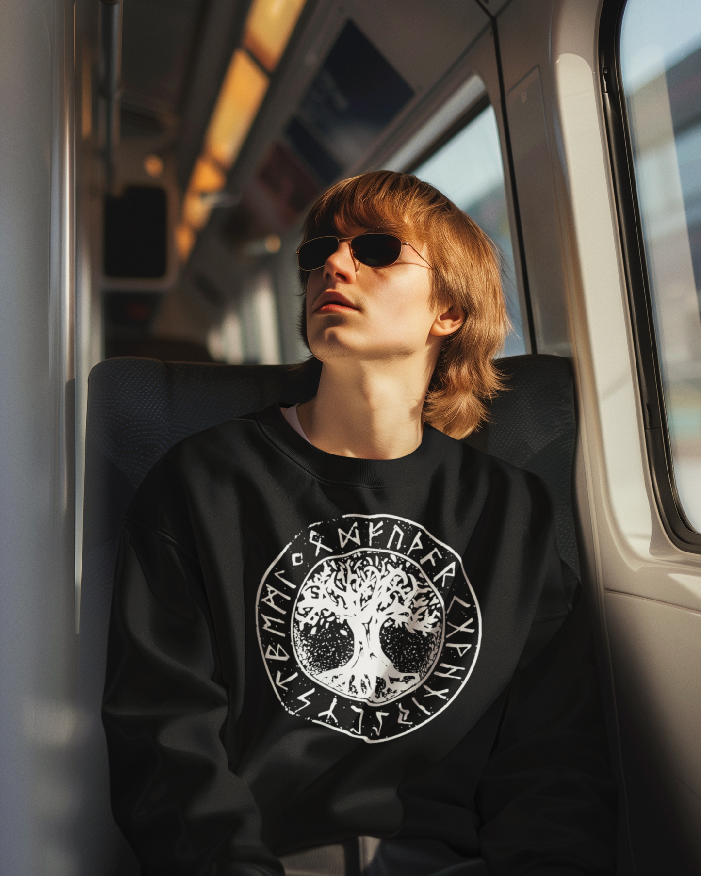 Playeras para hombre originales Yggdrasil El Árbol de la Vida Runas Nórdicas