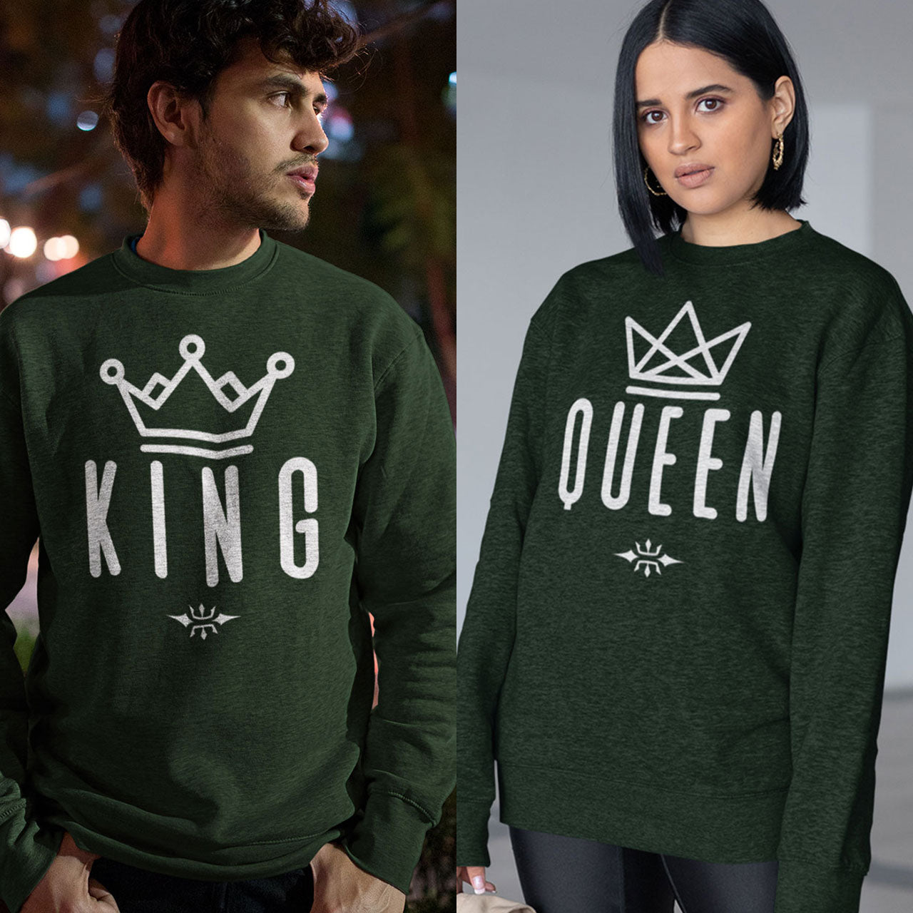 Sudadera para Parejas KING QUEEN