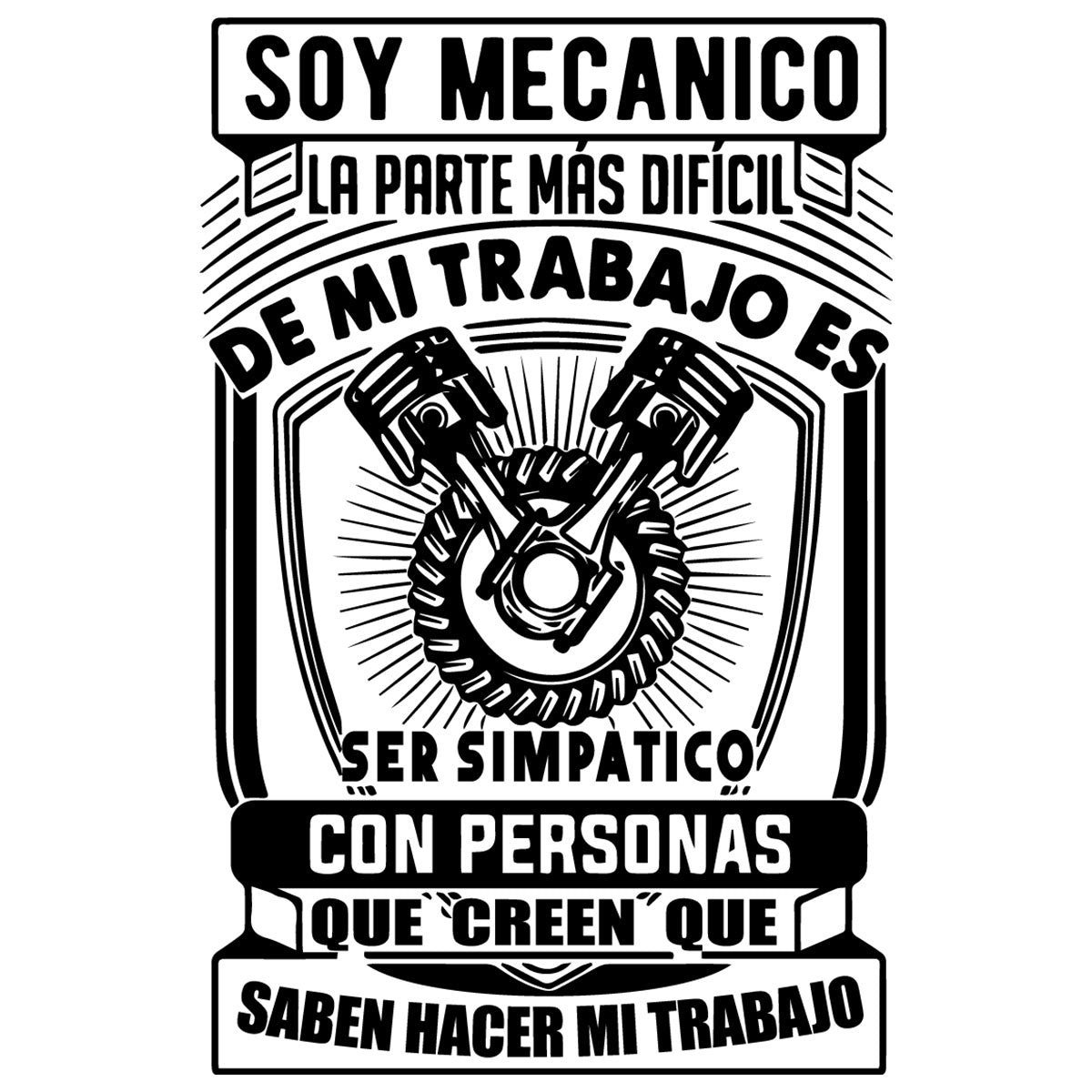 playeras divertidas de mecanico
