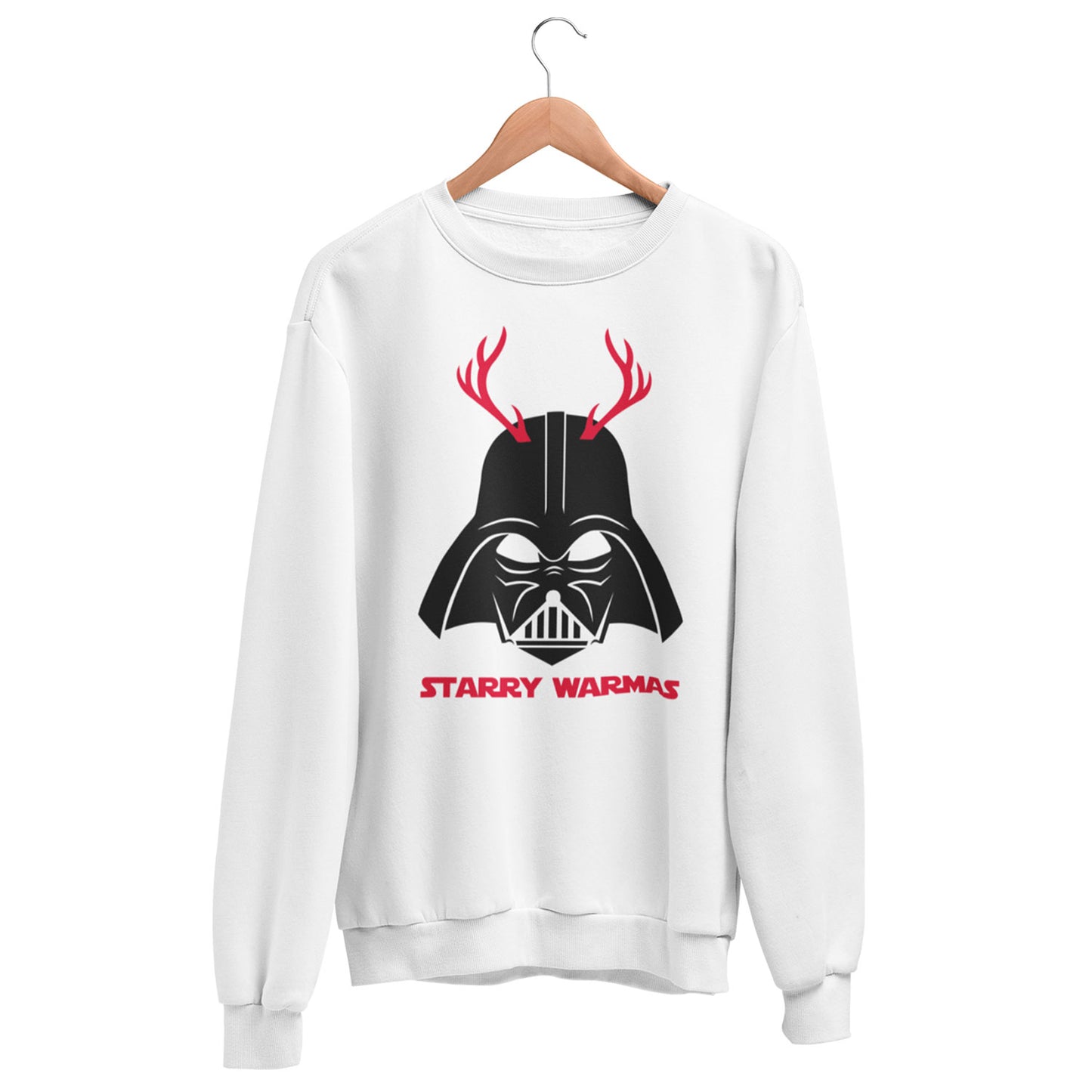Playeras y Sudaderas Navideñas de Starwars Dart Vader Starry Warmas