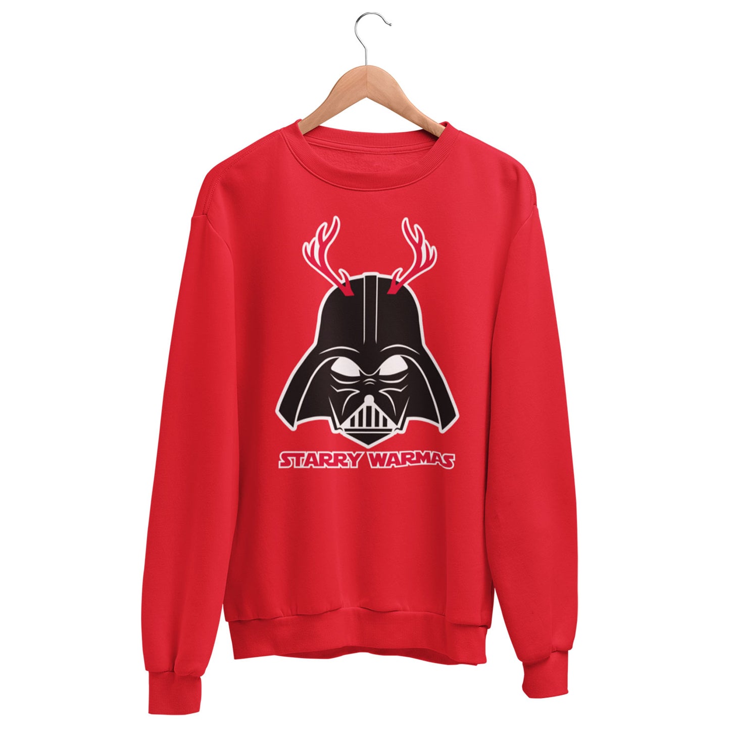 Playeras y Sudaderas Navideñas de Starwars Dart Vader Starry Warmas