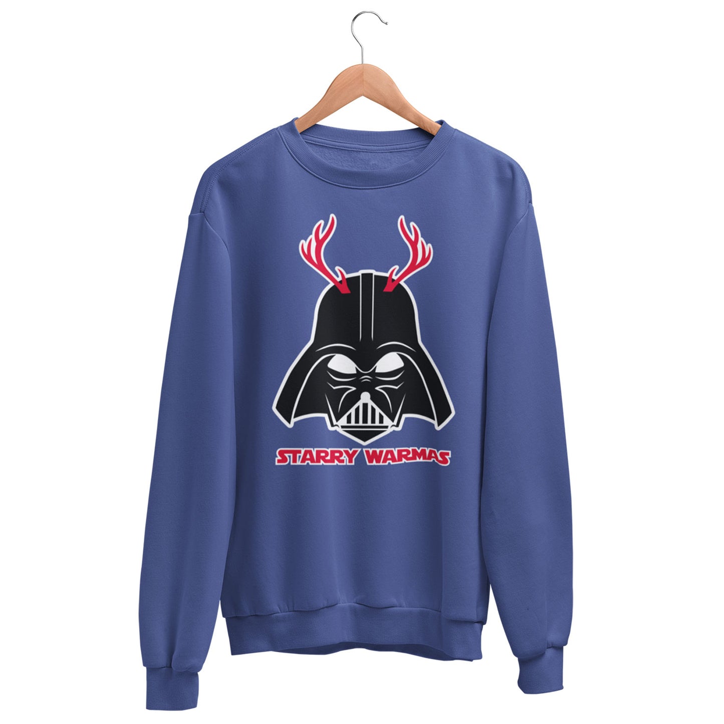 Playeras y Sudaderas Navideñas de Starwars Dart Vader Starry Warmas