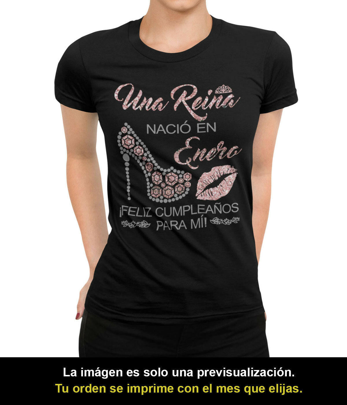 Playeras Personalizadas de Cumpleaños Una reina nacio en