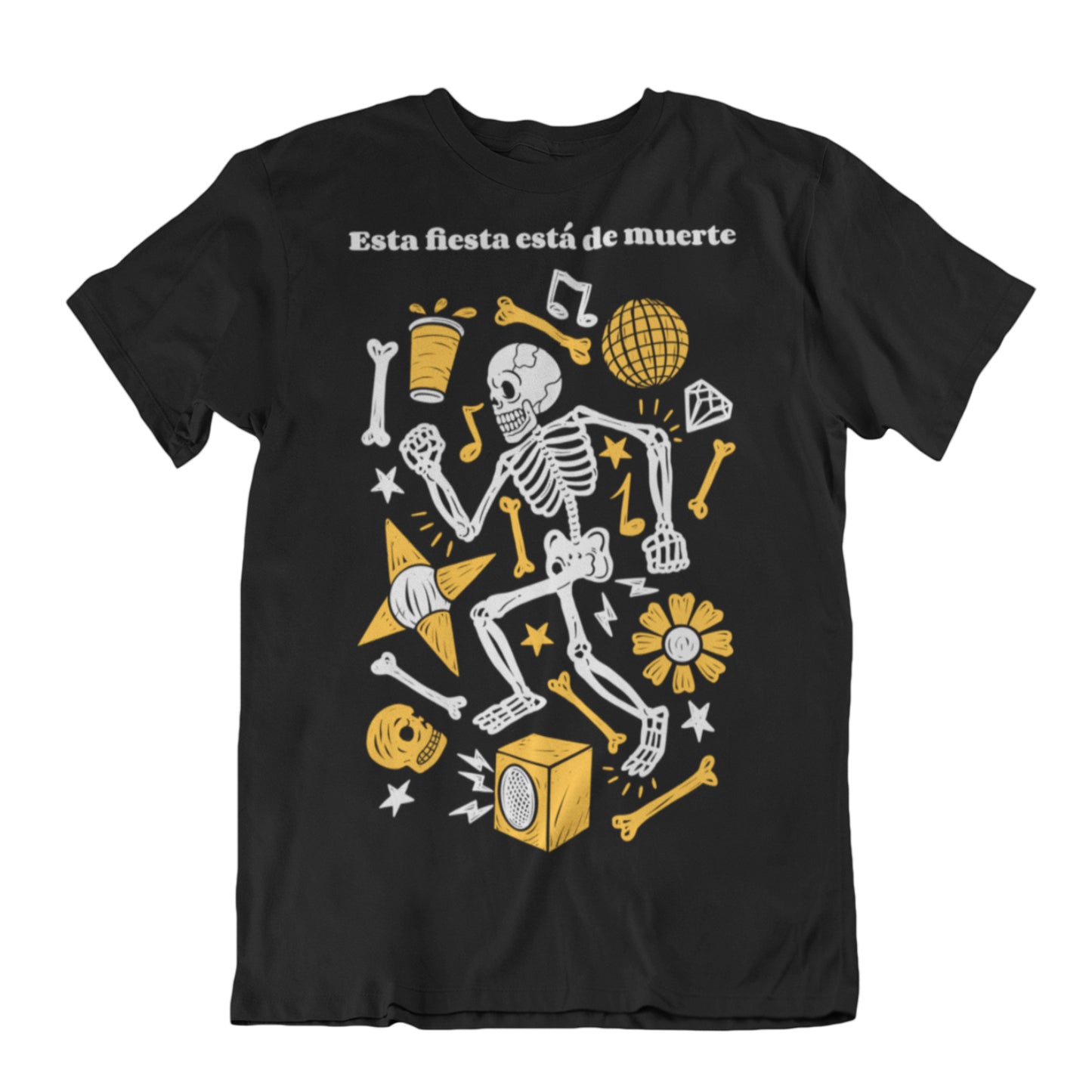 Esta Fiesta Está de Muerte Dancing Calavera