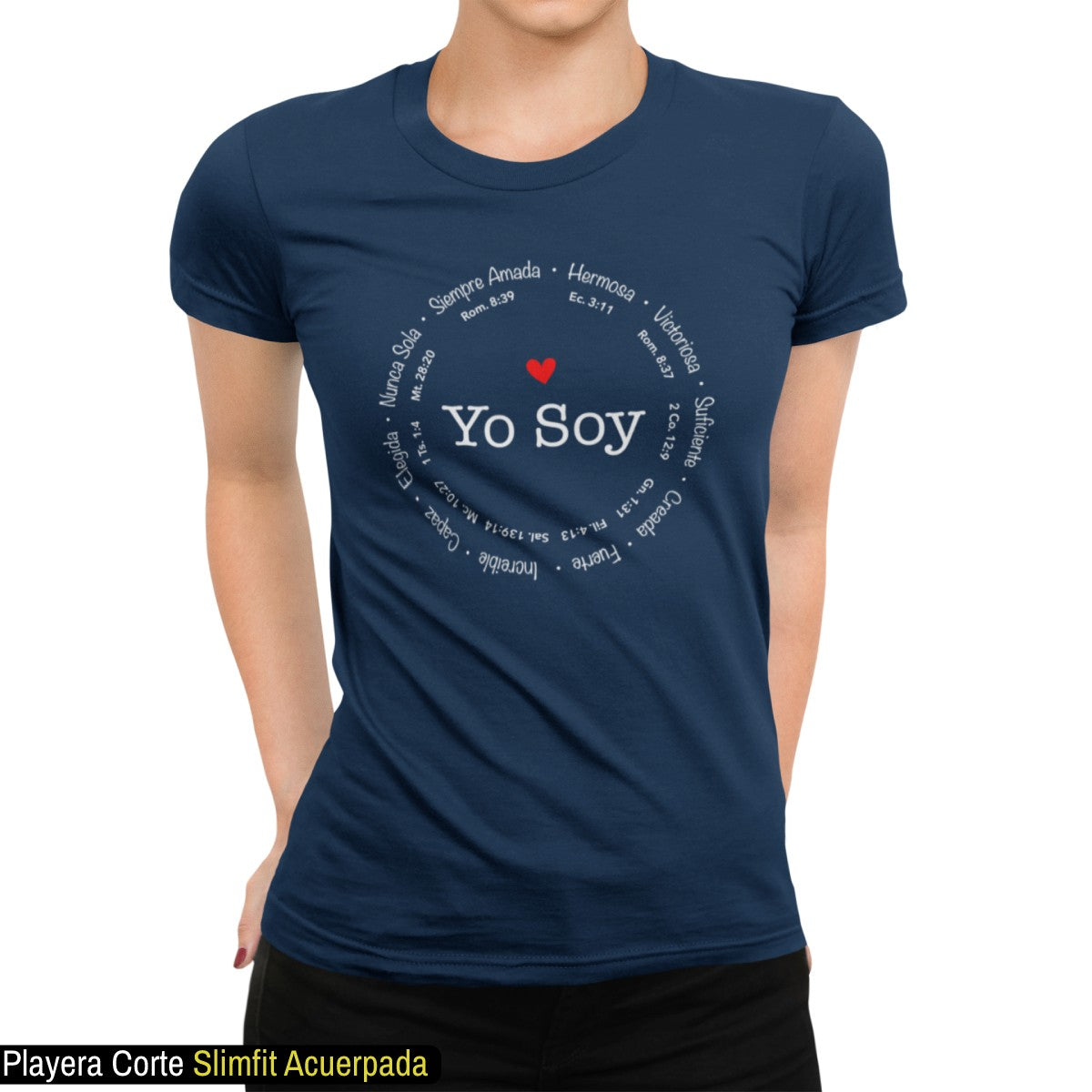 Playeras Cristianas Católicas Religiosas Versículos Bíblicos Yo Soy Amor