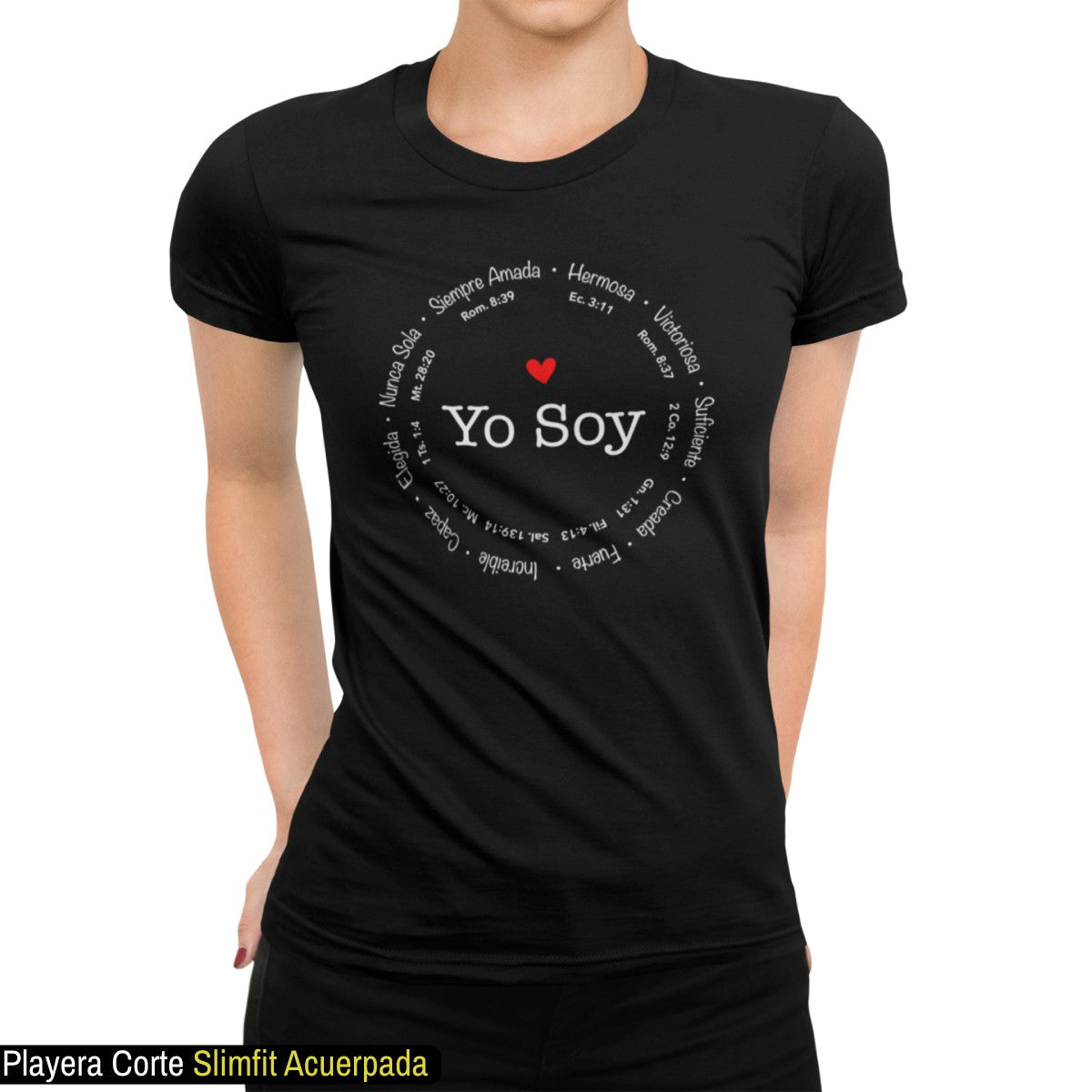 Playeras Cristianas Católicas Religiosas Versículos Bíblicos Yo Soy Amor