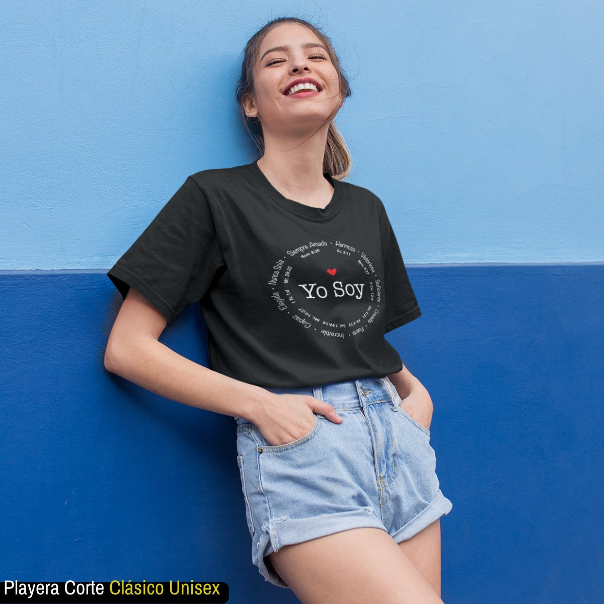 Playeras Cristianas Católicas Religiosas Versículos Bíblicos Yo Soy Amor