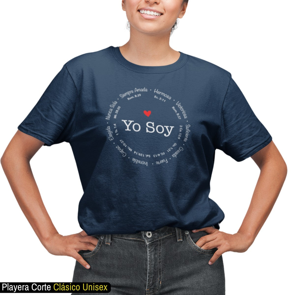 Playeras Cristianas Católicas Religiosas Versículos Bíblicos Yo Soy Amor