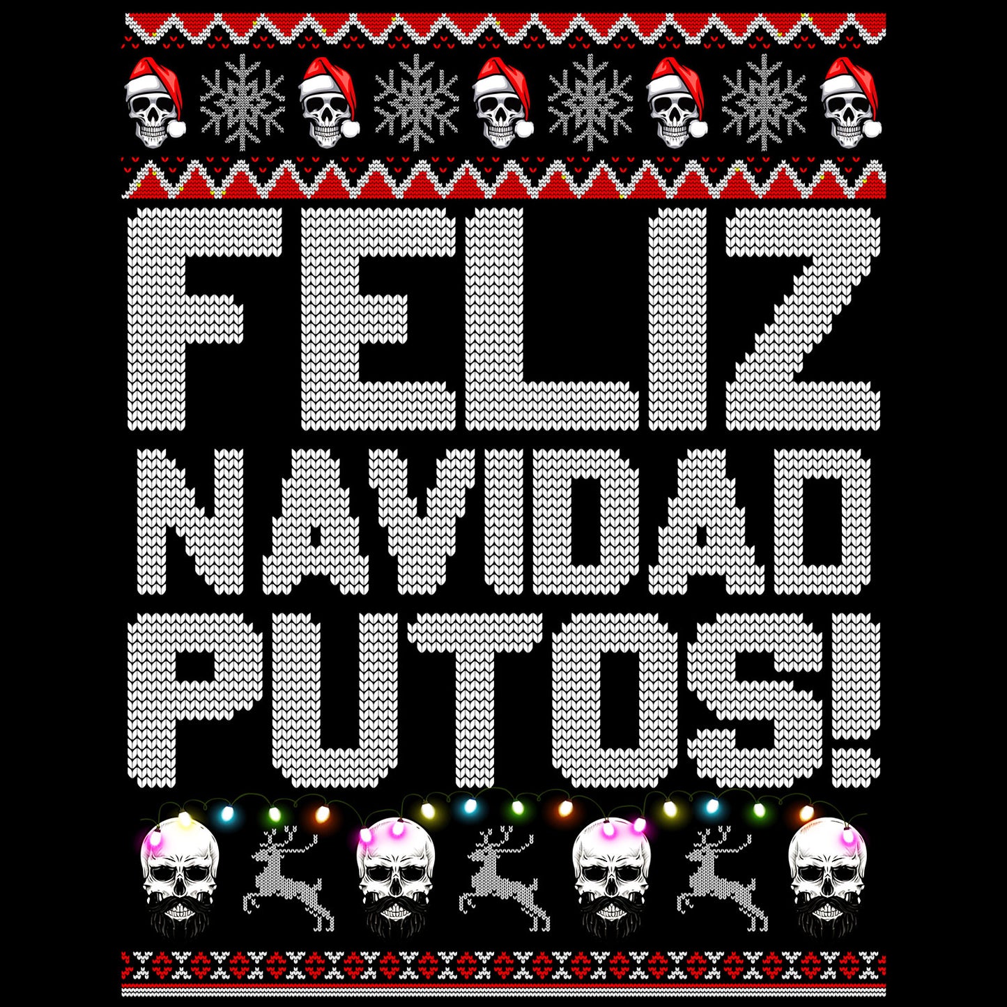 playeras y sudaderas navideñas feliz navidad putos